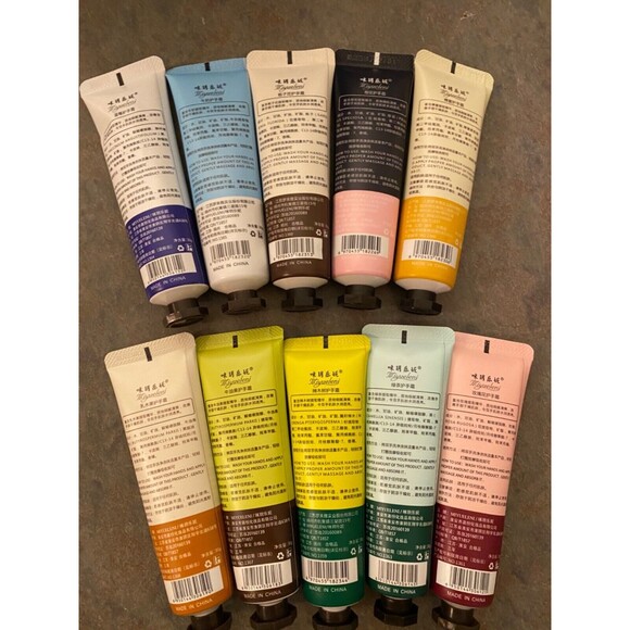 BONNIESTORE 10 Pack Plant Fragrance Hand Cream, Moisturizer Travel Size - Picture 2 of 2